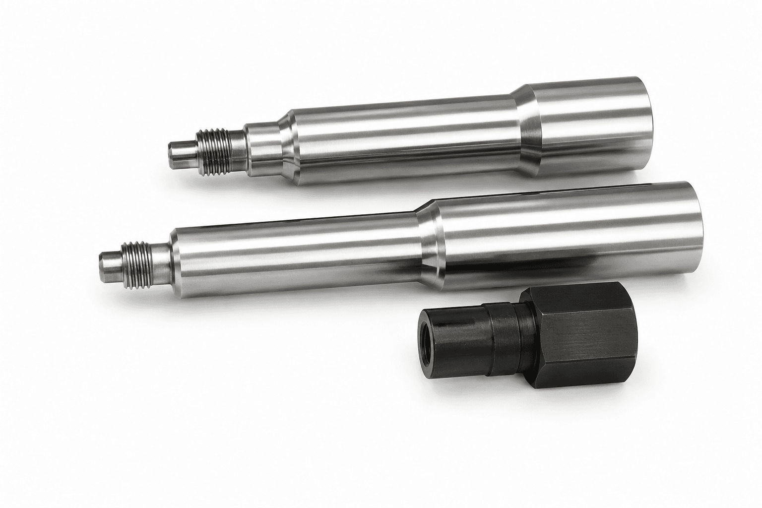 Machined steel shafts
