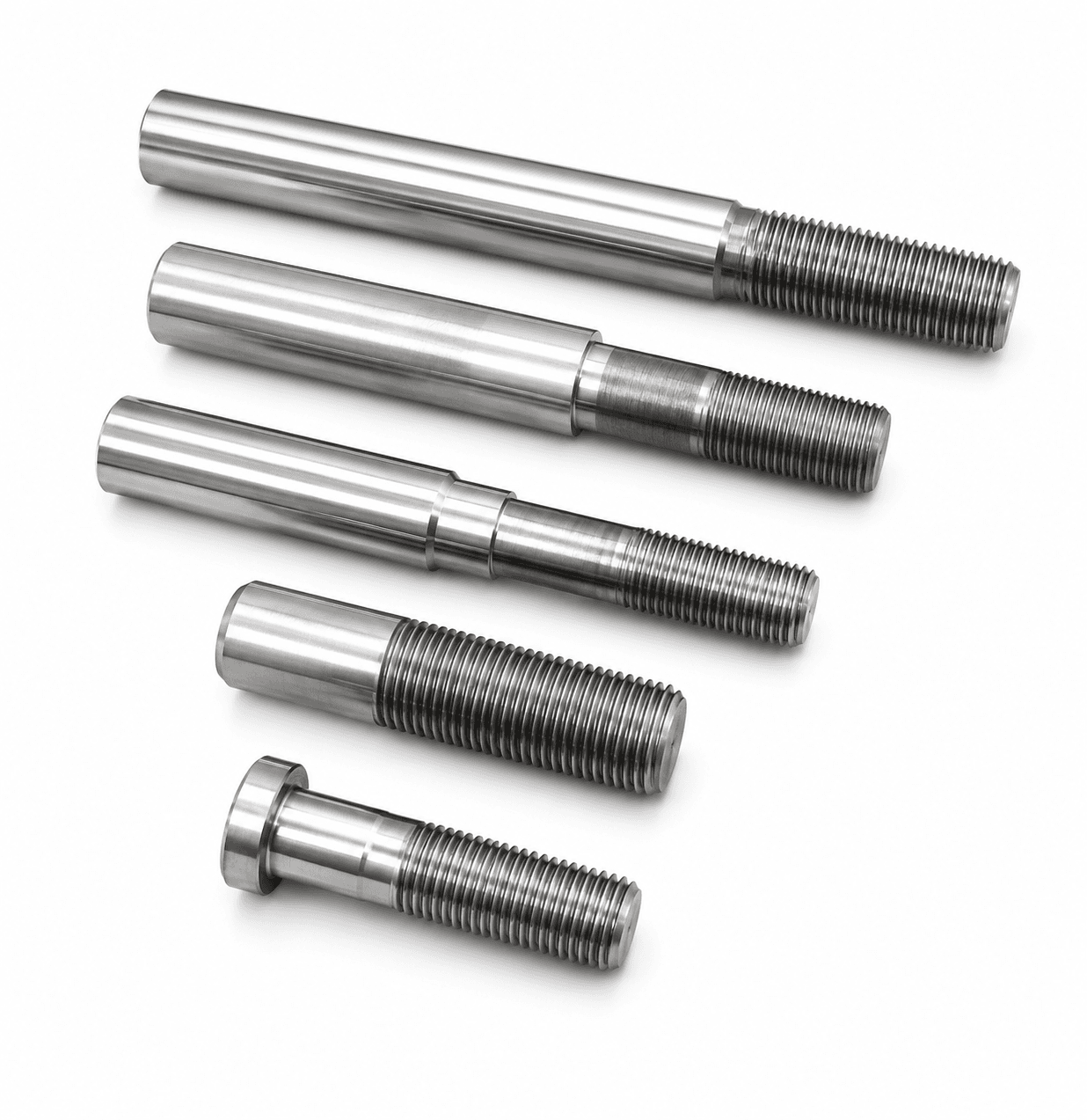 Precision machined threaded shafts