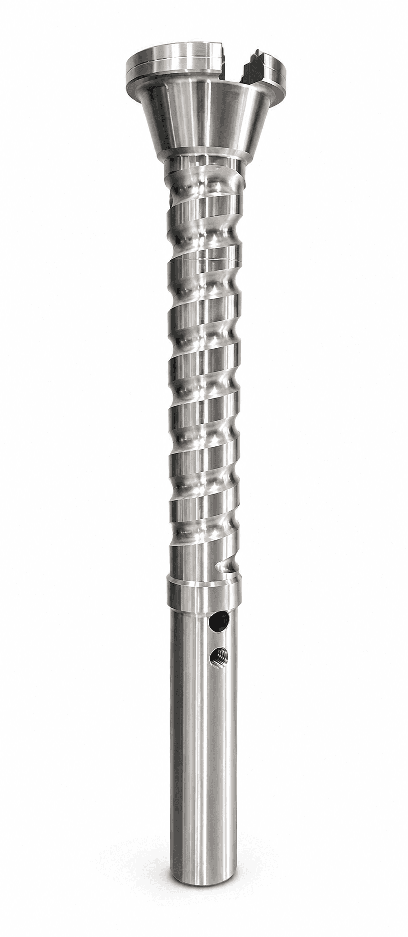 Precision machined screw component