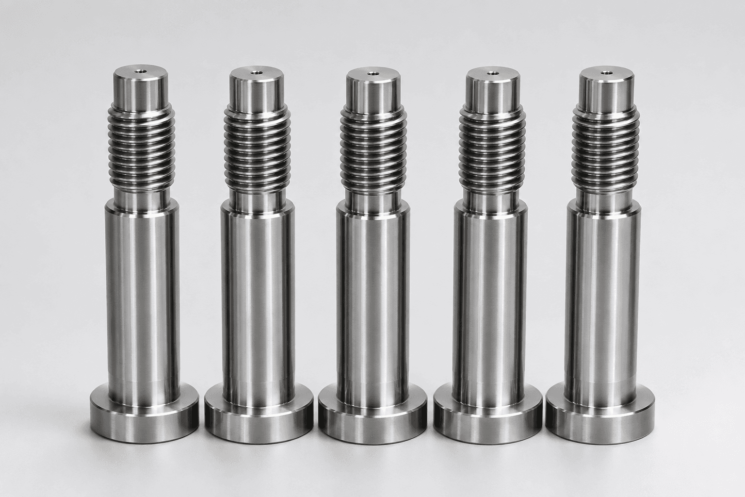 Precision machined threaded components