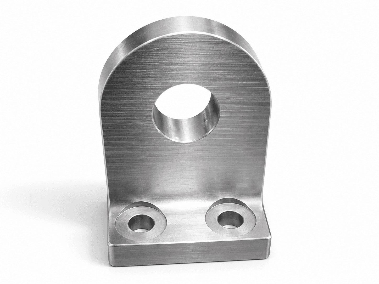 Precision machined mounting bracket