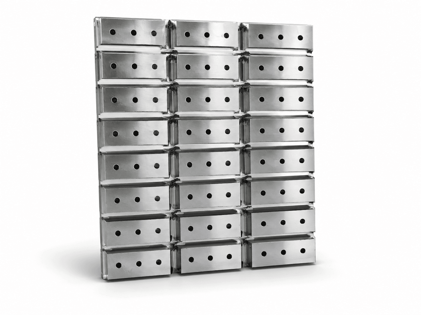 Production batch of precision machined components
